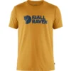 Fjallraven T-Shirt Fjällräven Homme Fjällräven Logo Ochre