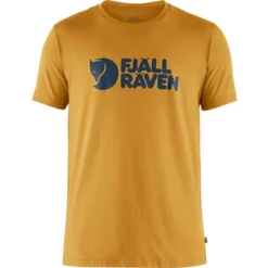Fjallraven T-Shirt Fjällräven Homme Fjällräven Logo Ochre