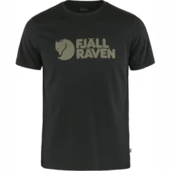 T-Shirt Fjallraven Homme Logo Arctic Black