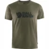 T-Shirt Fjallraven Homme Logo Dark Olive