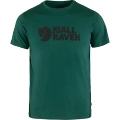 T-Shirt Fjallraven Homme Logo Arctic Green