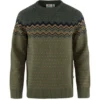 Pull Fjallraven Men Ovik Knit Sweater Laurel Green-Deep Forest