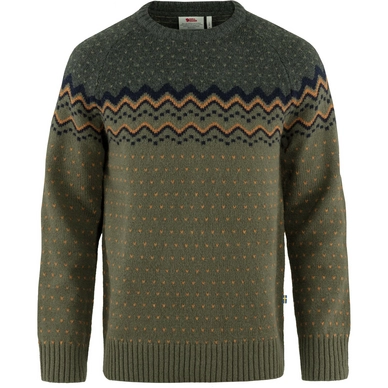 Pull Fjallraven Men Ovik Knit Sweater Laurel Green-Deep Forest 1 Pull Fjallraven Men Ovik Knit Sweater Laurel Green-Deep Forest