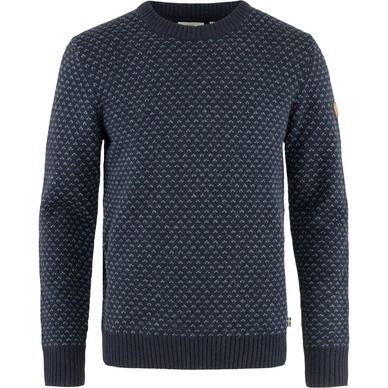Pull Fjallraven Men Ovik Nordic Sweater Dark Navy 1 Pull Fjallraven Men Ovik Nordic Sweater Dark Navy