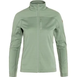 Gilet Fjallraven Women Abisko Lite Fleece Jacket Misty Green