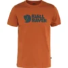 T-Shirt Fjallraven Man Fjallraven Logo T-shirt Terracotta Brown