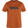 T-Shirt Fjallraven Woman Fjallraven Logo Tee Terracotta Brown