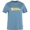 T-Shirt Fjallraven Woman Fjallraven Logo Tee Dawn Blue