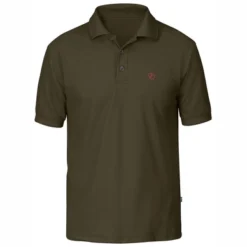 Polo Fjallraven Homme Crowley Pique Shirt Dark Olive