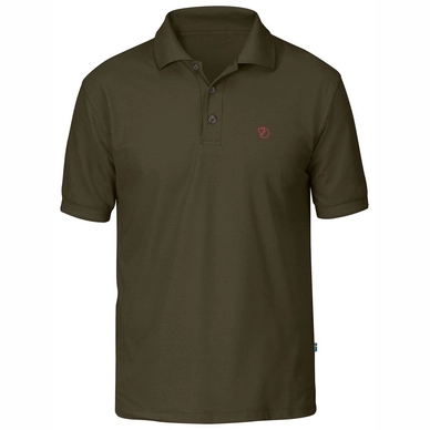 Polo Fjallraven Homme Crowley Pique Shirt Dark Olive 1 Polo Fjallraven Homme Crowley Pique Shirt Dark Olive