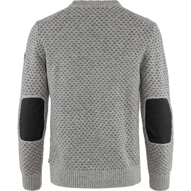 Pull Fjallraven Men Ovik Nordic Sweater Grey 2 Pull Fjallraven Men Ovik Nordic Sweater Grey – Image 2