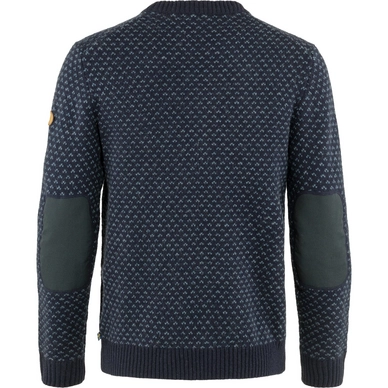 Pull Fjallraven Men Ovik Nordic Sweater Dark Navy 2 Pull Fjallraven Men Ovik Nordic Sweater Dark Navy – Image 2