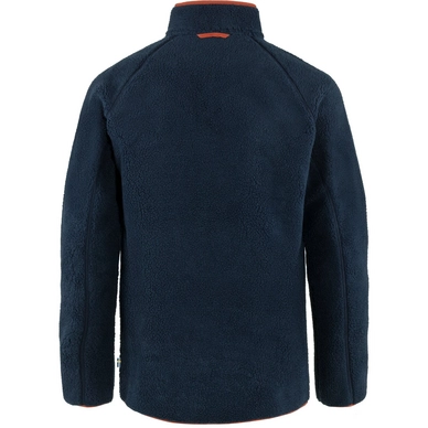 Gilet Fjallraven Men Vardag Pile Fleece Navy-Autumn Leaf 2 Gilet Fjallraven Men Vardag Pile Fleece Navy-Autumn Leaf – Image 2