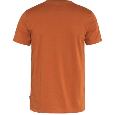 T-Shirt Fjallraven Man Fjallraven Logo T-shirt Terracotta Brown 2 T-Shirt Fjallraven Man Fjallraven Logo T-shirt Terracotta Brown – Image 2
