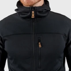 Gilet Fjallraven Men Abisko Trail Fleece Black -Fjallraven 3 Abisko Trail Fleece M 82257 550 F DETAIL FJR