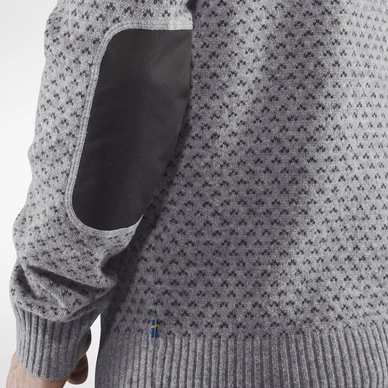 Pull Fjallraven Men Ovik Nordic Sweater Chalk White 3 Pull Fjallraven Men Ovik Nordic Sweater Chalk White – Image 3