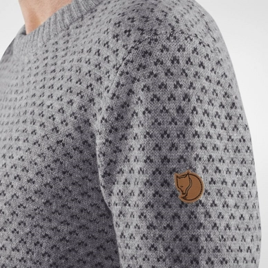 Pull Fjallraven Men Ovik Nordic Sweater Grey 4 Pull Fjallraven Men Ovik Nordic Sweater Grey – Image 4