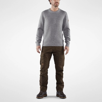 Pull Fjallraven Men Ovik Nordic Sweater Grey 5 Pull Fjallraven Men Ovik Nordic Sweater Grey – Image 5
