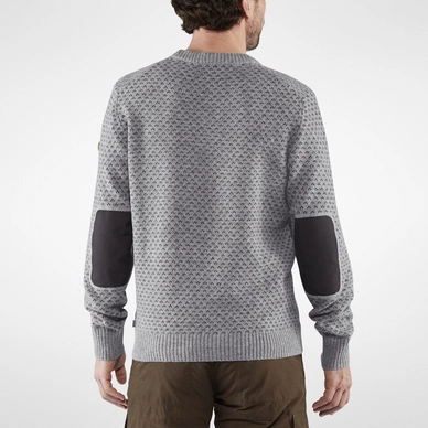 Pull Fjallraven Men Ovik Nordic Sweater Grey 6 Pull Fjallraven Men Ovik Nordic Sweater Grey – Image 6