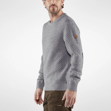 Pull Fjallraven Men Ovik Nordic Sweater Grey 7 Pull Fjallraven Men Ovik Nordic Sweater Grey – Image 7