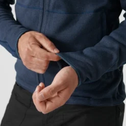 Gilet Fjallraven Men Ovik Fleece Hoodie Deep Forest 14 Gilet Fjallraven Men Ovik Fleece Hoodie Deep Forest -Fjallraven 7 Ovik Fleece Hoodie M 82252 560 J DETAIL FJR