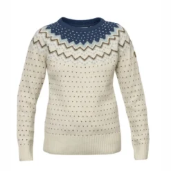 Fjallraven Pull-Over Fjällräven Women Övik Knit Sweater Glacier Green