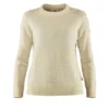 Fjallraven Pull Fjällräven Women Övik Nordic Sweater Chalk White