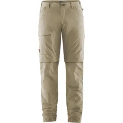 Fjallraven Pantalon Fjällräven Men Travellers MT Zip-off Trousers Light Beige