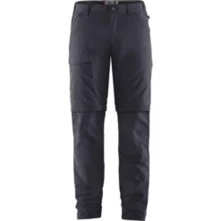 Fjallraven Pantalon Fjällräven Men Travellers MT Zip-off Trousers Dark Navy