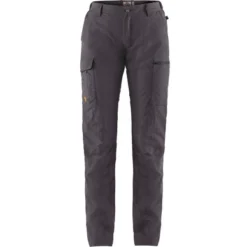 Fjallraven Pantalon Fjällräven Women Travellers MT Trousers Dark Grey
