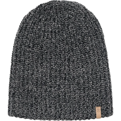 Bonnet Fjallraven Ovik Melange Beanie Black 1 Bonnet Fjallraven Ovik Melange Beanie Black