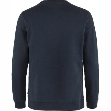 Fjallraven Pull Fjällräven Men Logo Sweater M Dark Navy 2 Fjallraven Pull Fjällräven Men Logo Sweater M Dark Navy – Image 2