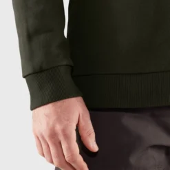 Pull Fjallraven Men Fjallraven Logo Sweater Flint Grey -Fjallraven Fjallraven Logo Sweater M 84142 662 I DETAIL FJR 1