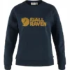 Pull Fjallraven Women Logo Dark Navy