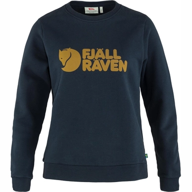 Pull Fjallraven Women Logo Dark Navy 1 Pull Fjallraven Women Logo Dark Navy