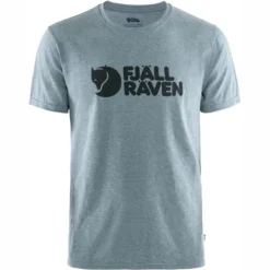 Fjallraven T-Shirt Fjällräven Hommes Logo Uncle Blue-Melange
