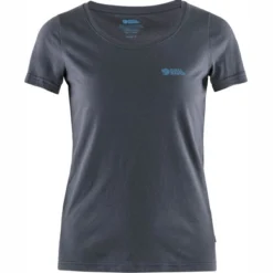 Fjallraven T-Shirt Fjällräven Femmes Logo Navy