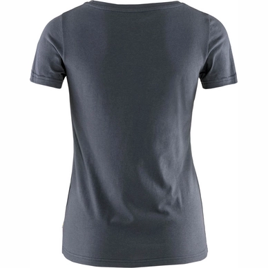 Fjallraven T-Shirt Fjällräven Femmes Logo Navy 2 Fjallraven T-Shirt Fjällräven Femmes Logo Navy – Image 2