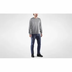 Pull Fjallraven Men High Coast Lite Sweater Grey 9 Pull Fjallraven Men High Coast Lite Sweater Grey -Fjallraven High Coast Lite Sweater M 87307 020 C MODEL FJR