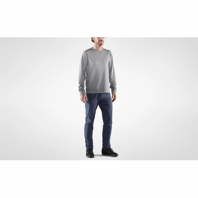 Pull Fjallraven Men High Coast Lite Sweater Grey 3 Pull Fjallraven Men High Coast Lite Sweater Grey – Image 3