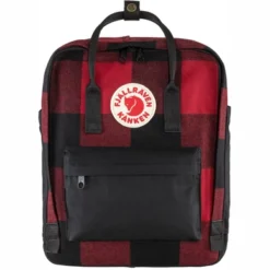 Fjallraven Sac à Dos Fjällräven Kånken Re-Wool Red Black