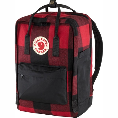 Fjallraven Sac à Dos Fjallräven Kanken 15 Inch Re-Wool Red Black 2 Fjallraven Sac à Dos Fjallräven Kanken 15 Inch Re-Wool Red Black – Image 2
