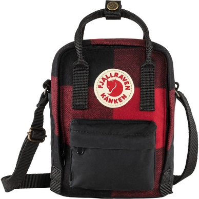 Fjallraven Sac à Bandoulière Fjällräven Kånken Re-Wool Sling Red-Black 1 Fjallraven Sac à Bandoulière Fjällräven Kånken Re-Wool Sling Red-Black