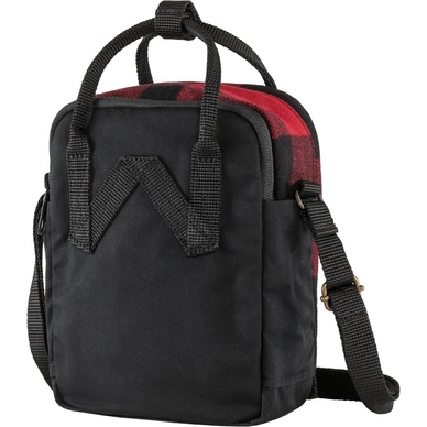 Fjallraven Sac à Bandoulière Fjällräven Kånken Re-Wool Sling Red-Black 4 Fjallraven Sac à Bandoulière Fjällräven Kånken Re-Wool Sling Red-Black – Image 4
