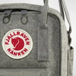 Fjallraven Sac à Bandoulière Fjällräven Kånken Re-Wool Sling Granite Grey -Fjallraven Kanken Rewool Sling 23329 027 I DETAIL FJR