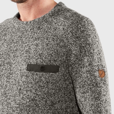 Fjallraven Pull Fjällräven Men Lada Round-Neck Sweater M Grey 4 Fjallraven Pull Fjällräven Men Lada Round-Neck Sweater M Grey – Image 4