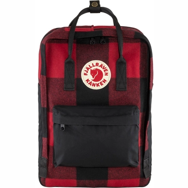 Fjallraven Sac à Dos Fjallräven Kanken 15 Inch Re-Wool Red Black 1 Fjallraven Sac à Dos Fjallräven Kanken 15 Inch Re-Wool Red Black