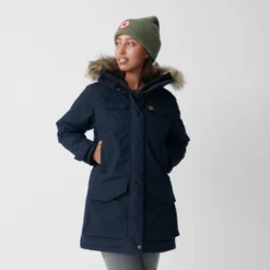Veste Fjallraven Women Nuuk Parka Dark Navy 22 -Fjallraven Nuuk Parka W 86369 555 E MODEL FJR