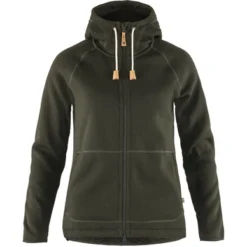 Pull Fjallraven Women Ovik Fleece Hoodie Deep Forest