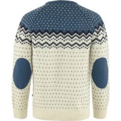 Pull Fjallraven Men Ovik Knit Sweater Chalk White-Indigo Blue -Fjallraven Ovik Knit Sweater M 81829 113 534 B MAIN FJR